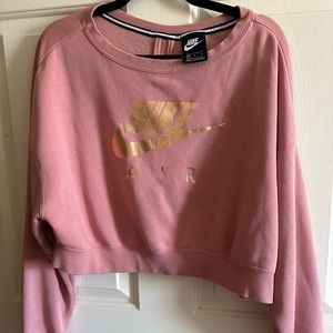 Nike cropped sweater medium